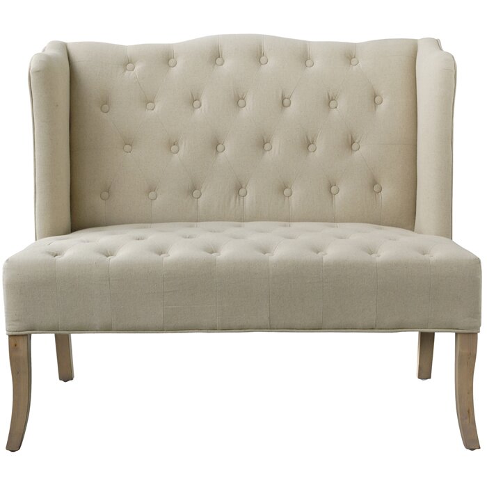 A&B Home Tufted Upholstered Loveseat & Reviews | Wayfair